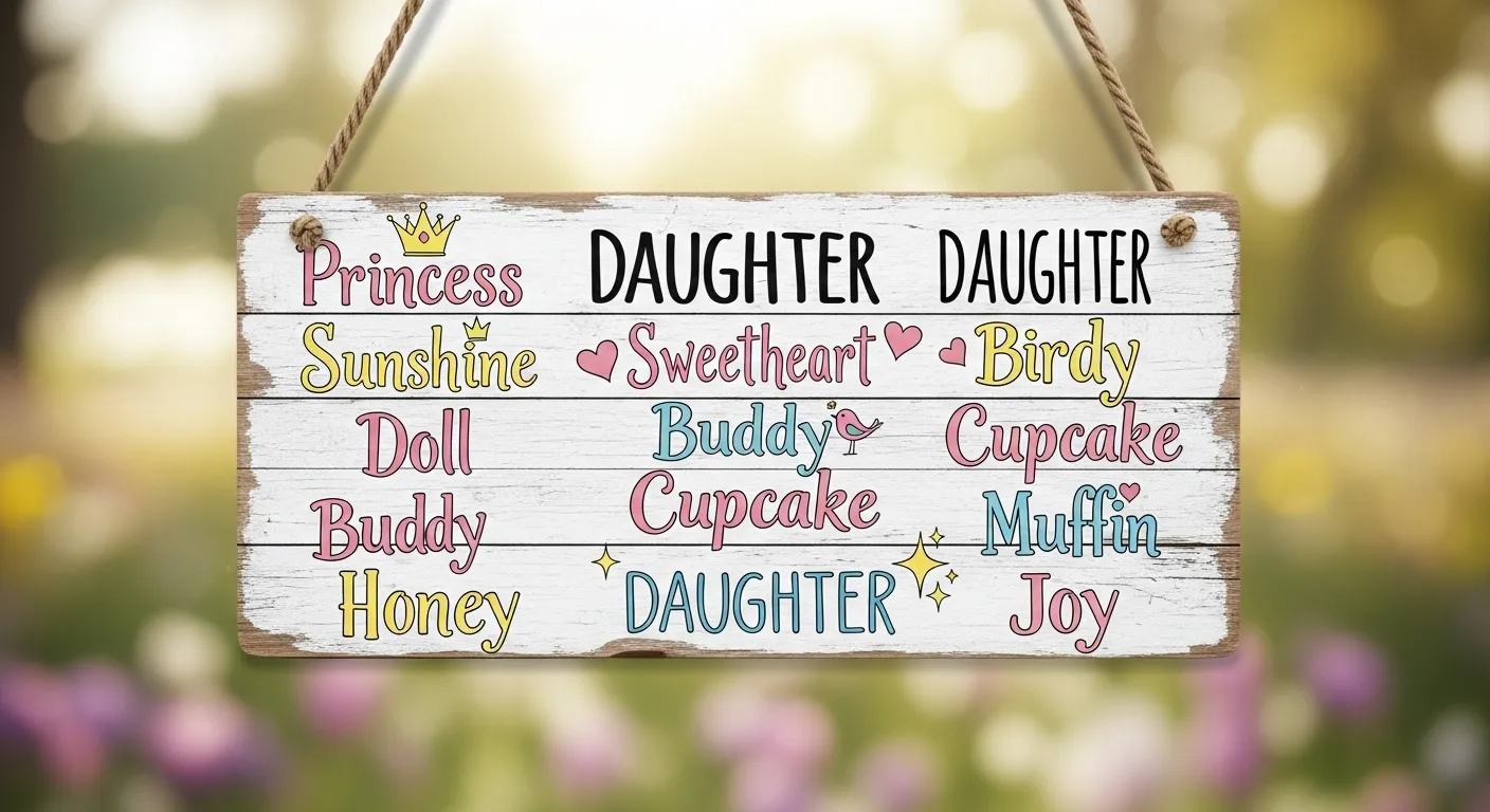 Nicknames for Daughter
