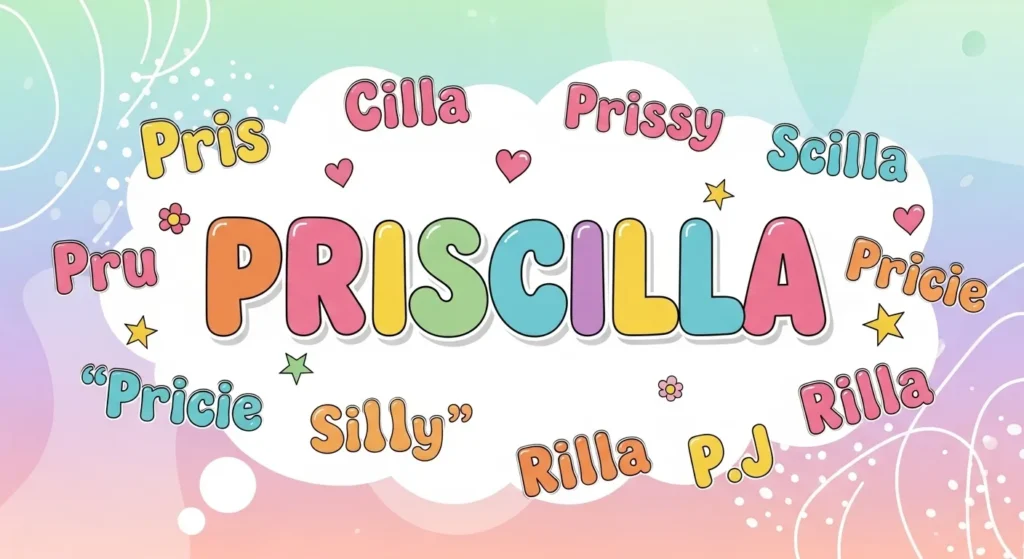 Nicknames for Priscilla