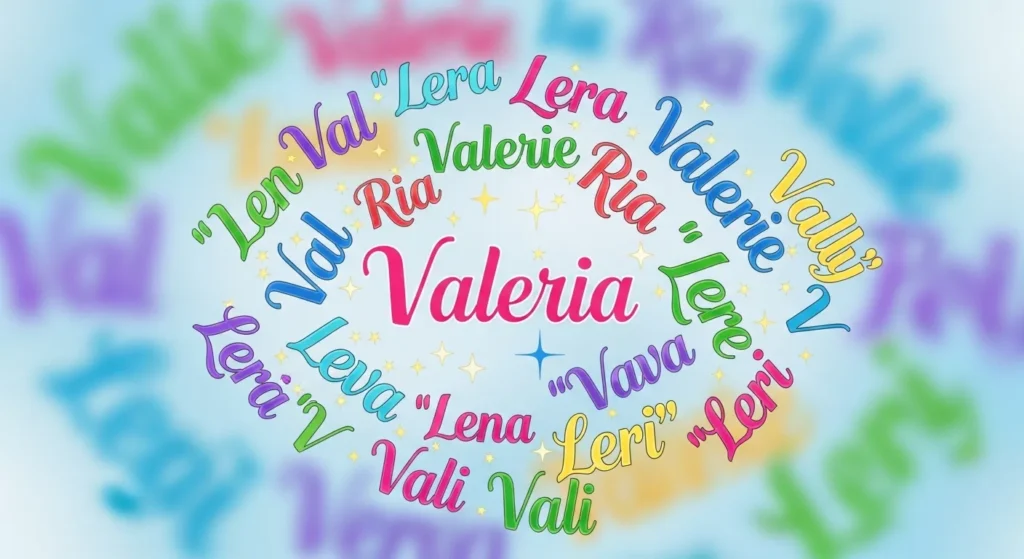 Nicknames for Valeria