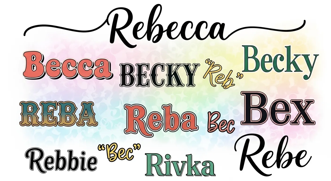 Rebecca Nicknames