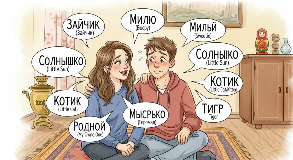 Russian Nicknames for Boyfriend