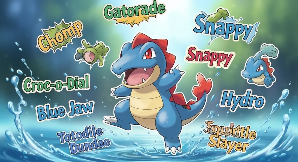 Totodile nicknames