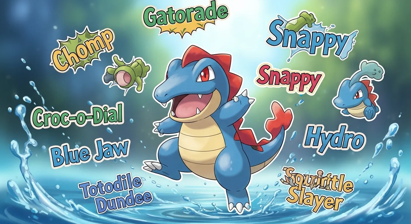Totodile nicknames