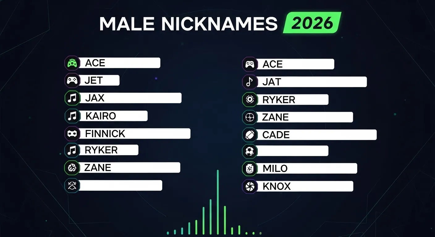 Male Nicknames 2026