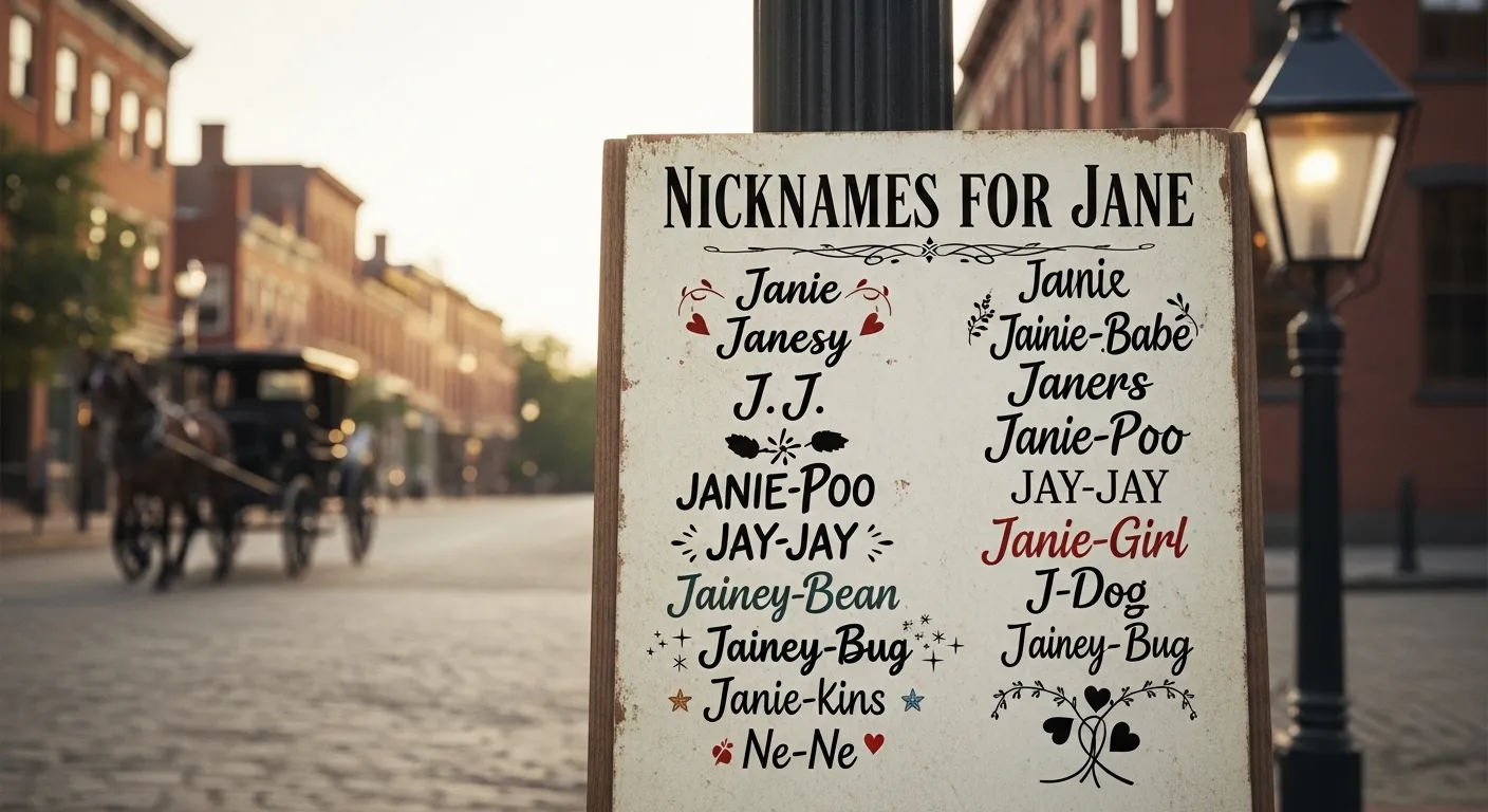 Nicknames for Jane