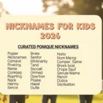 Nicknames for Kids 2026