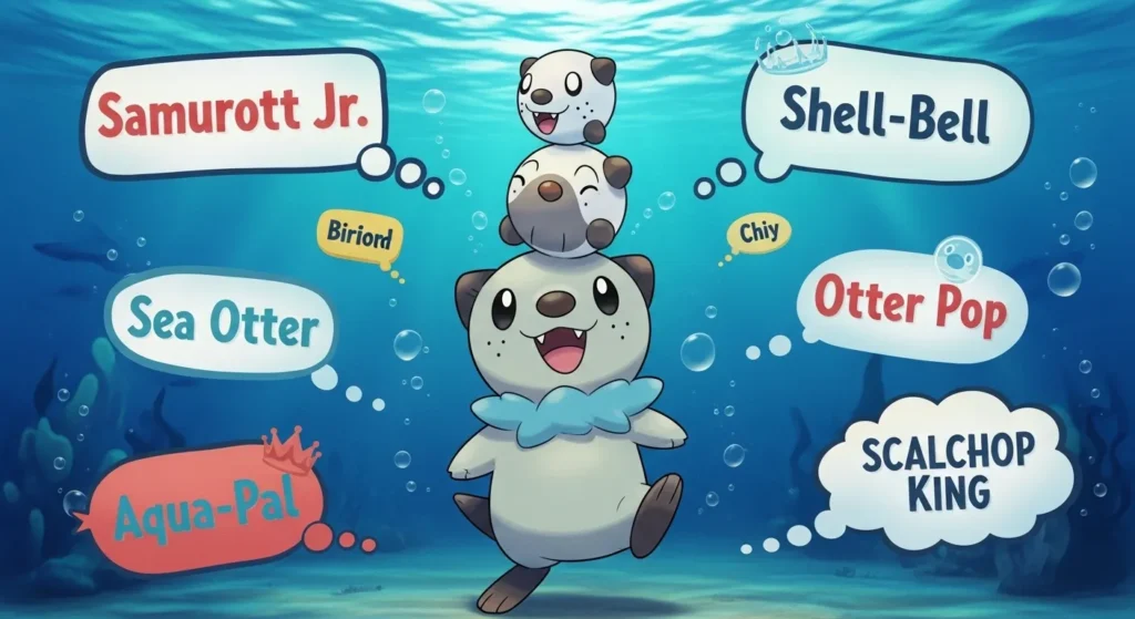 oshawott nicknames