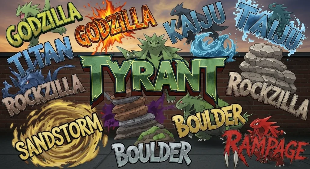 tyranitar nicknames