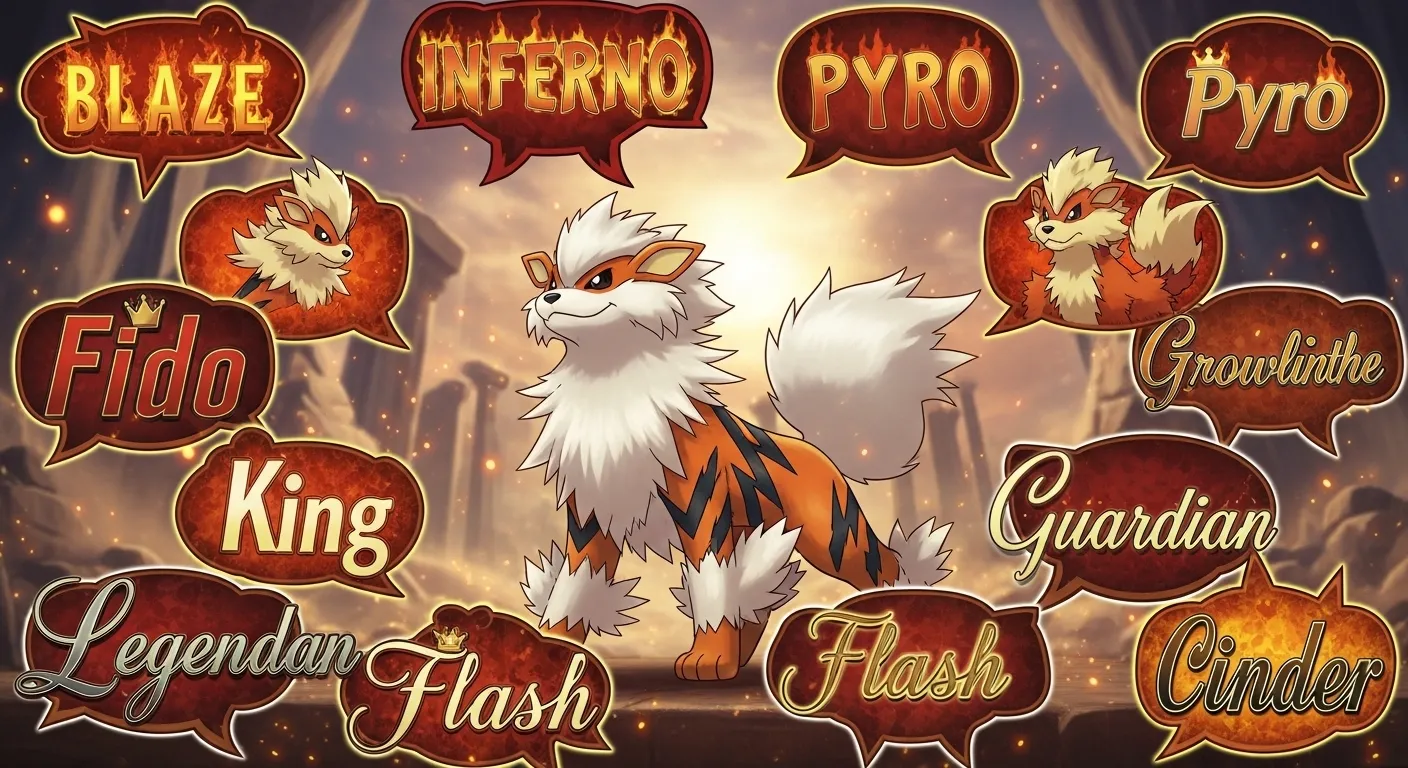 arcanine nicknames