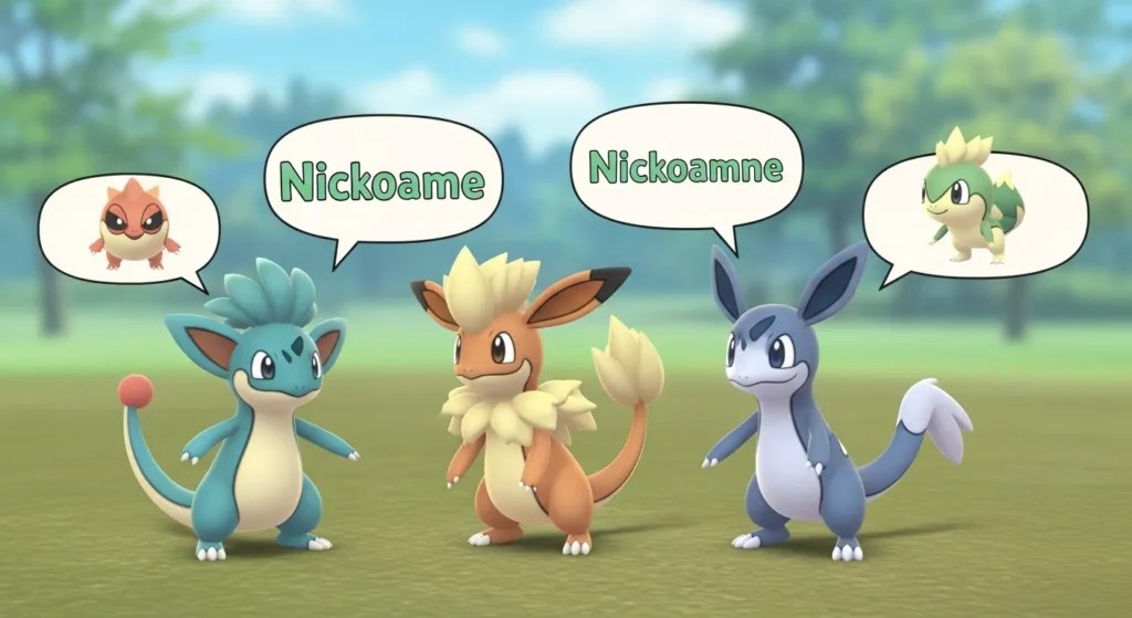 eevee evolutions pokemon go nicknames