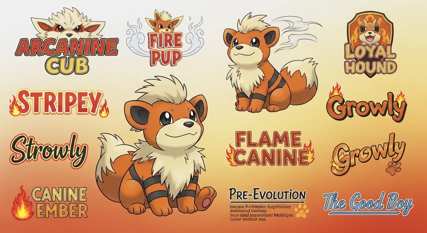growlithe nicknames