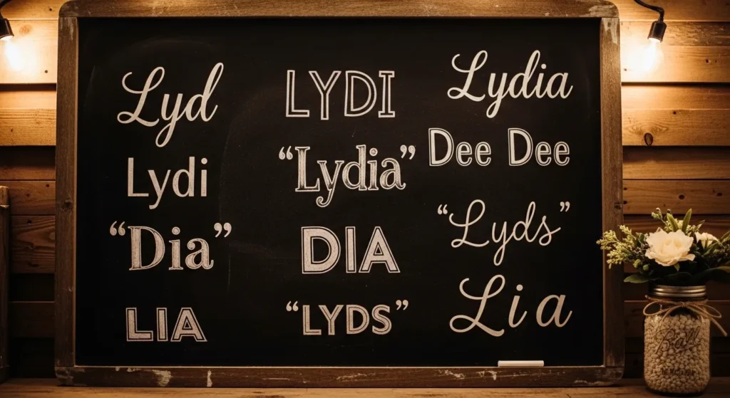 nicknames for lydia