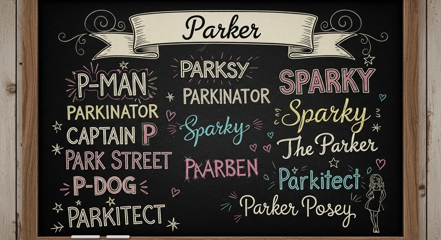 nicknames for parker