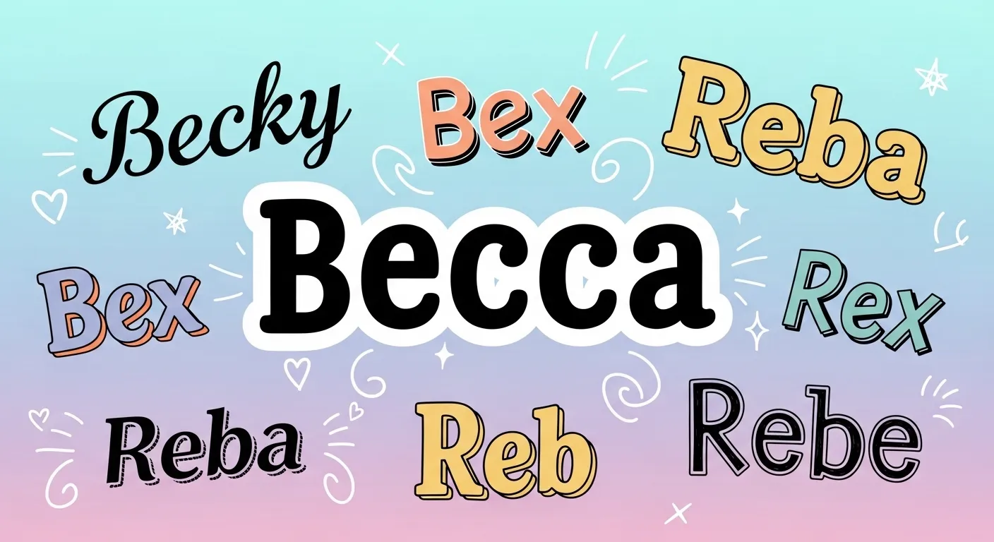 nicknames for rebecca