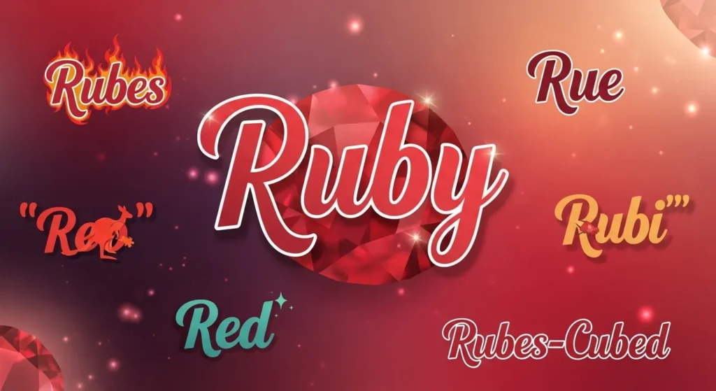 nicknames for ruby