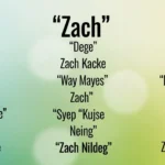 nicknames for zach