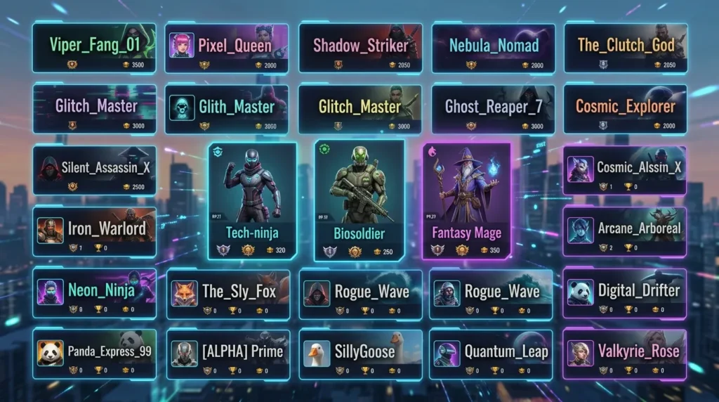 gaming nicknames