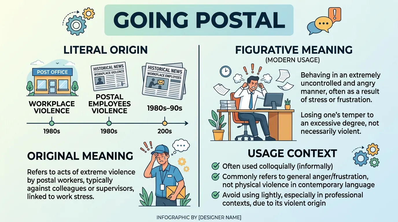 going postal meaning
