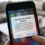 what does syncing with icloud paused mean