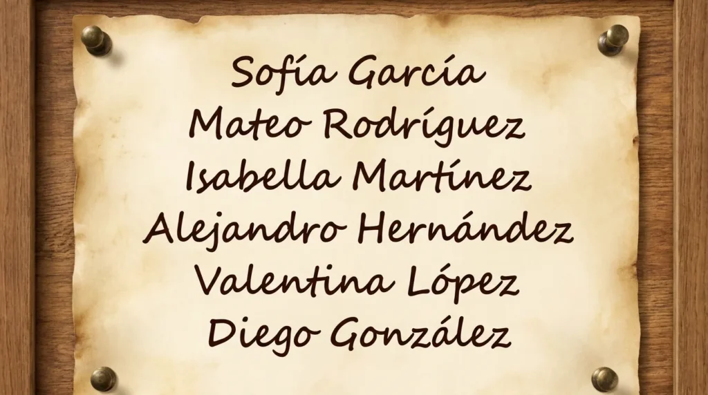 spanish names