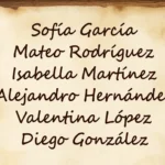 spanish names