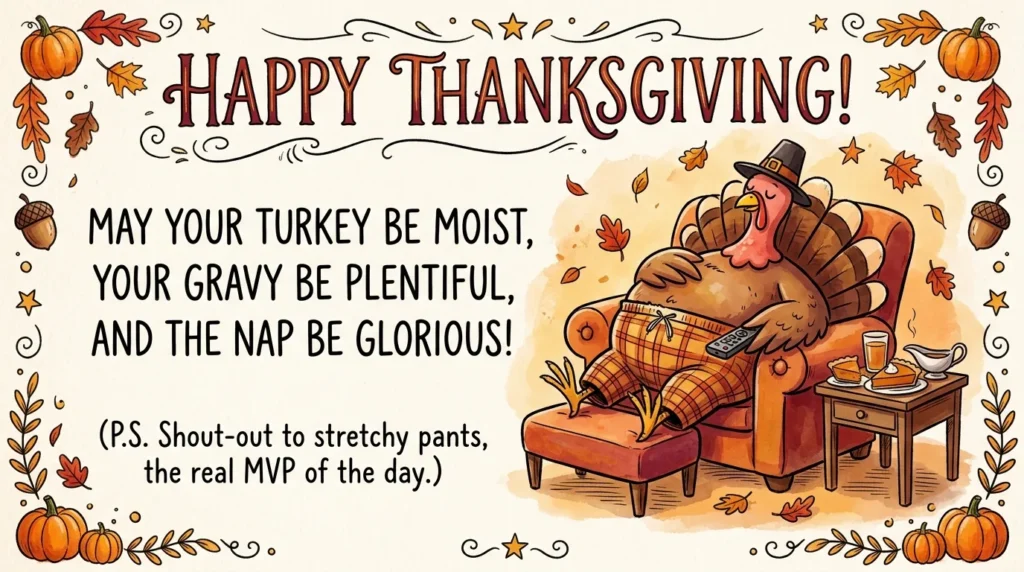 funny thanksgiving messages